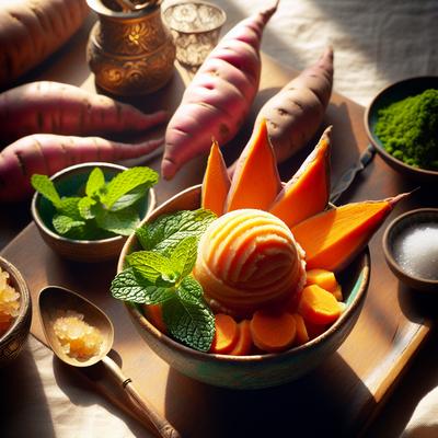 Image of Simply Sweet Potato and Mint Sorbet Sp5