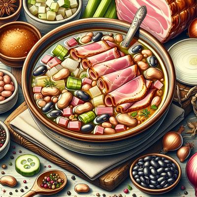 Image of Simply the Best Ham Navy Bean Soup