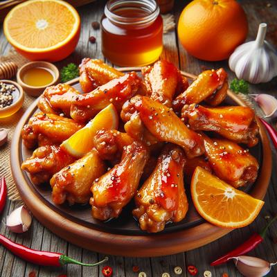 Image of Simply Yummy Orange Glazed Chicken Wings
