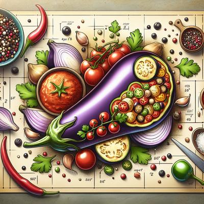 Image of Sinful Eggplant Aubergine Sinful for Low Calorie Considering