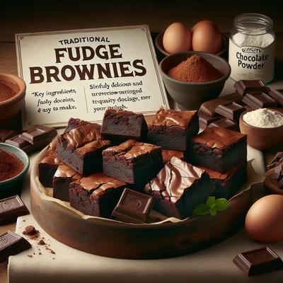 Image of Sinfully Delicious and Easy Fudge Brownies