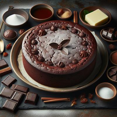 Image of Sinfully Rich Almost Flourless Chocolate Cake