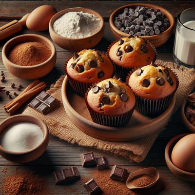 Image of Sinfully Rich Chocolate Chip Muffins