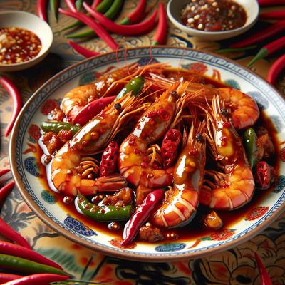 Image of Singapore Chilli Prawns Shrimp