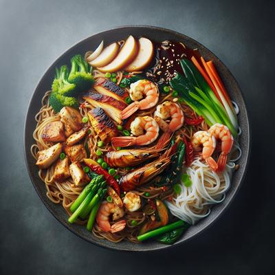 Image of Singapore Stir Fried Noodles