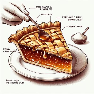 Image of Single Crust Quebec Sugar Pie