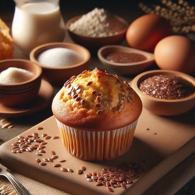 Image of Single Flax Seed Muffin