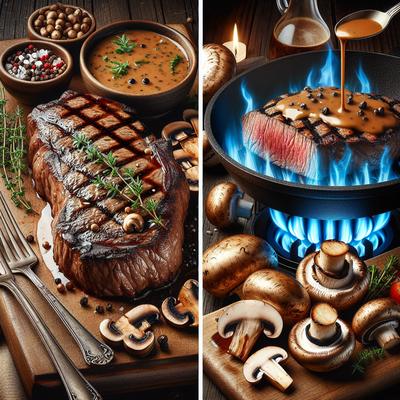 Image of Sirloin Steak with Mushroom Gravy