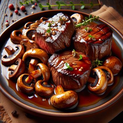 Image of Sirloin Tips and Mushrooms