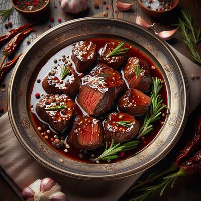 Image of Sirloin Tips in Wine