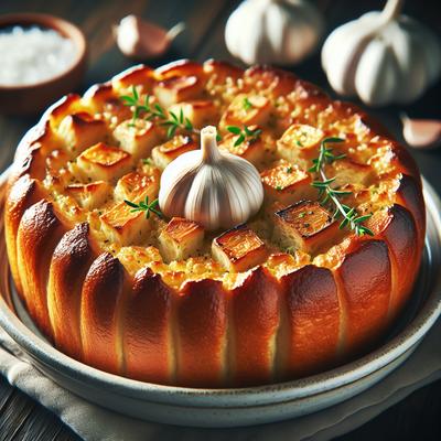 Image of Siro's Restaurant's Roasted Garlic Bread Pudding