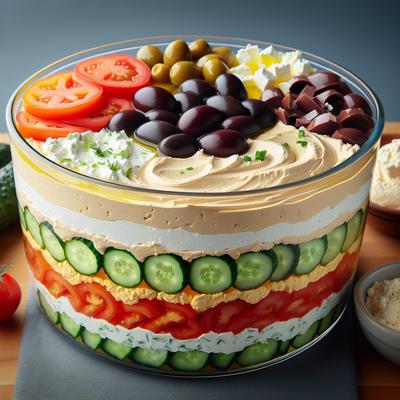 Image of Six Layer Mediterranean Dip