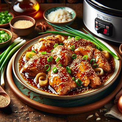 Image of Six Sisters Slow Cooker Honey Sesame Chicken