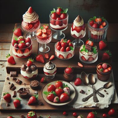 Image of Six Versions of My Strawberry Delights for Your Pleasure