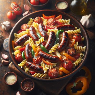 Image of Sizzled Sausage Pasta