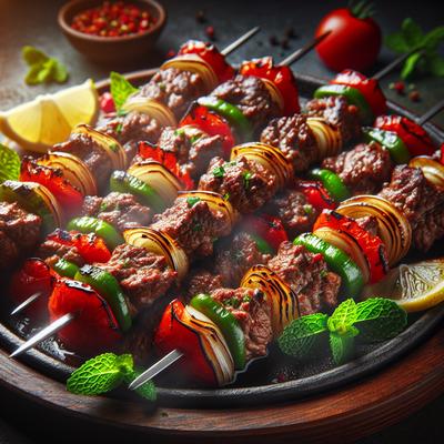 Image of Sizzling Party Beef Kebabs
