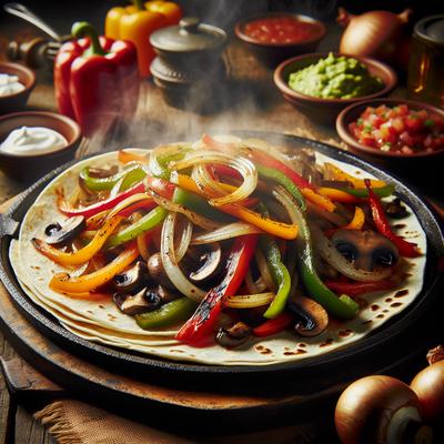 Image of Sizzling Vegetable Fajitas Tgif Copycat