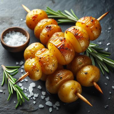 Image of Skewered New Potatoes