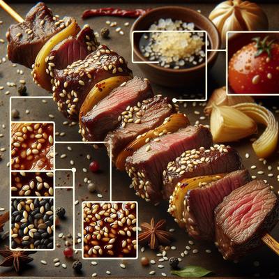 Image of Skewered Sesame Sirloin