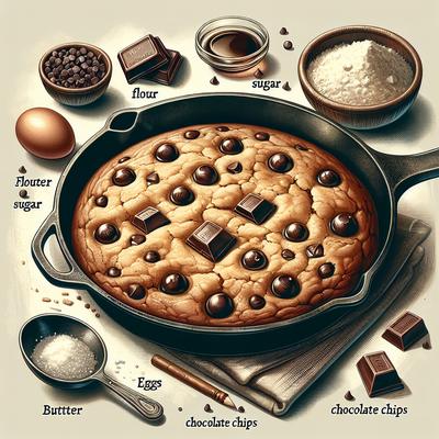 Image of Skillet Baked Chocolate Chip Cookies
