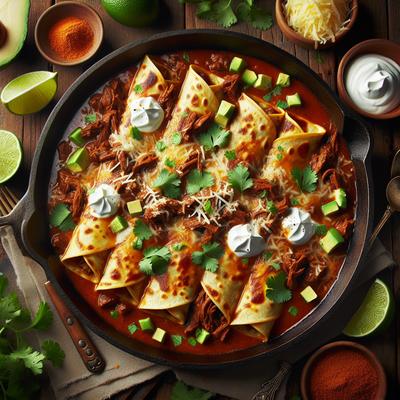 Image of Skillet Beef Enchiladas