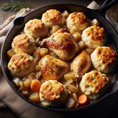 Image of Skillet Chicken and Biscuit Dumplings