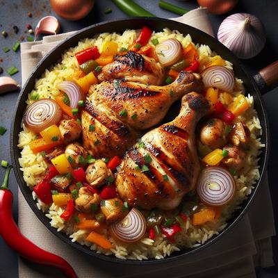Image of Skillet Chicken and Rice
