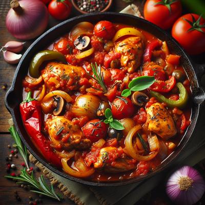 Image of Skillet Chicken Cacciatore