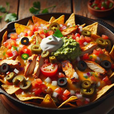 Image of Skillet Chicken Nachos