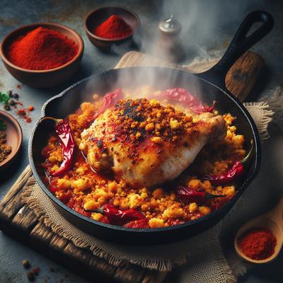 Image of Skillet Chicken Paprikash W Breadcrumb Topping