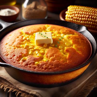 Image of Skillet Cornbread Southern Style