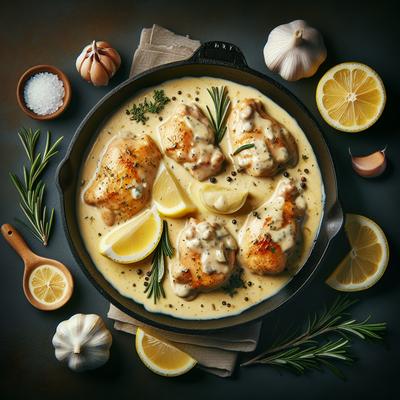 Image of Skillet Creamy Lemon Chicken