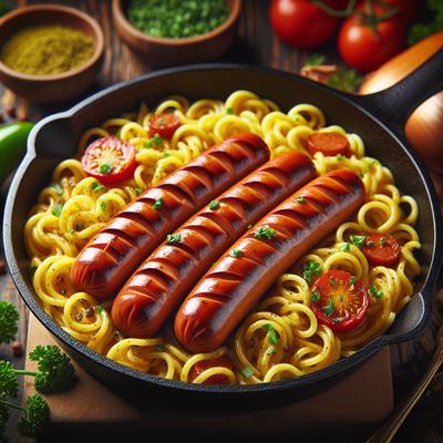 Image of Skillet Franks N Noodles