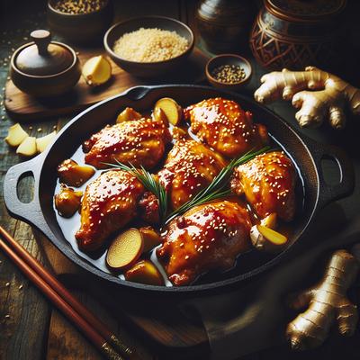 Image of Skillet Ginger Sesame Chicken for Two