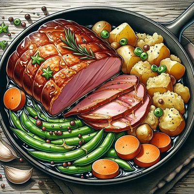 Image of Skillet Ham Dinner