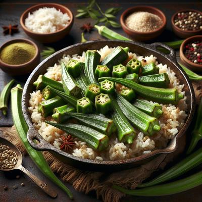 Image of Skillet Okra and Rice