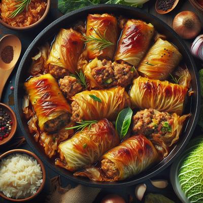 Image of Skillet Piggies Cabbage Rolls