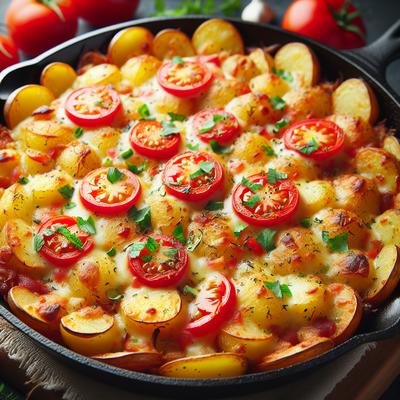 Image of Skillet Pizza Potatoes