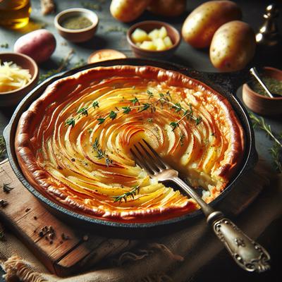Image of Skillet Potato Pie