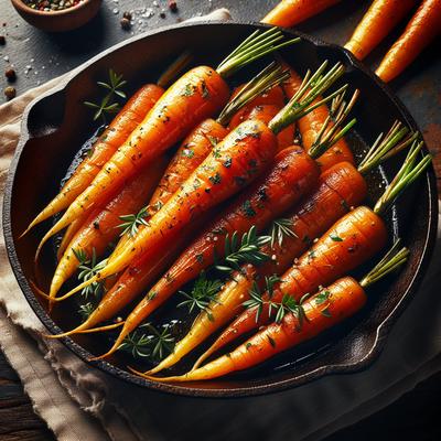 Image of Skillet Roasted Carrots