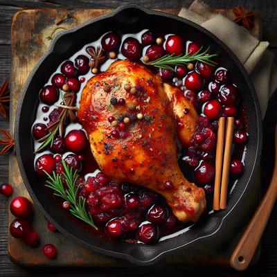 Image of Skillet Spiced Cranberry Chicken
