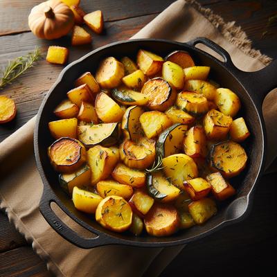 Image of Skillet Squash and Potatoes