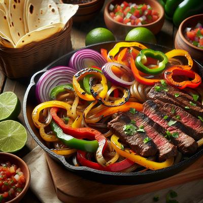 Image of Skillet Steak Fajitas