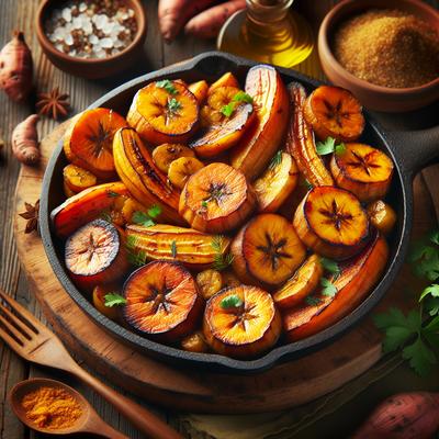 Image of Skillet Sweet Potato and Plantain