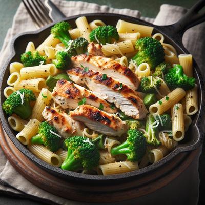 Image of Skillet Ziti with Chicken and Broccoli