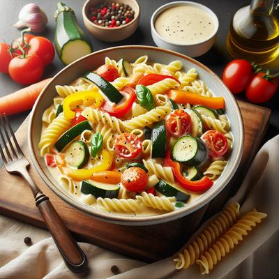 Image of Skinny Bride's Guide to Creamy Pasta Primavera
