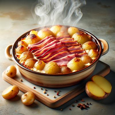Image of Skinny Bride's Guide to Ham and Potato Casserole