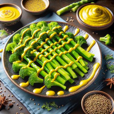 Image of Skinny Broccoli with Mustard Sauce
