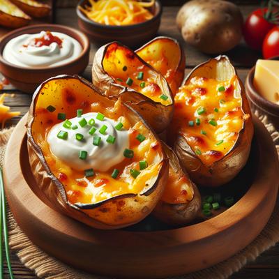 Image of Skinny Dippers Baked Potato Skins for Dipping