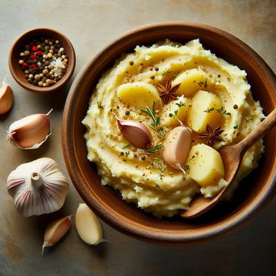 Image of Skinny Garlic Mashed Potatoes